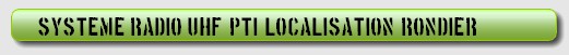 Portatifs radio Talkie Walkie UHF avec localisation