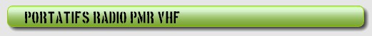 Portatif radio Talkie Walkie VHF 