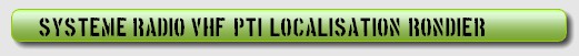Portatifs radio Talkie Walkie VHF avec localisation
