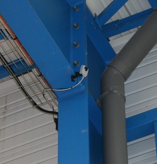 webcam interieure en surveillance d'entrepot 
