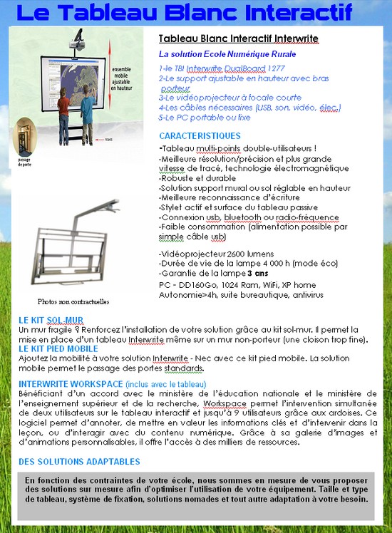 pr�sentation solution wisucam tableau blanc interactif
