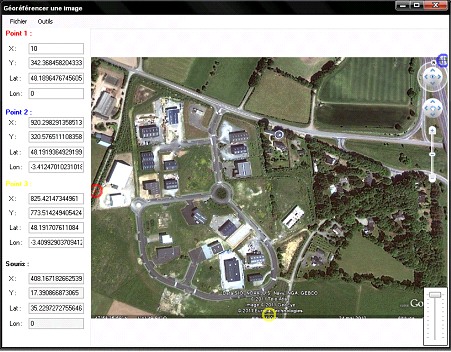 Cartographie de localisation radio talkie walkie