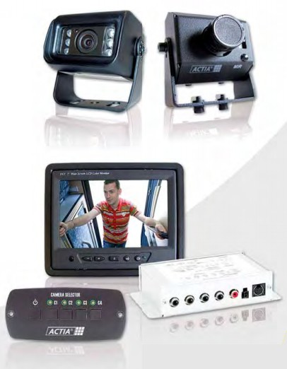 Caméras et moniteur de controle