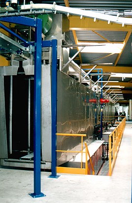 D�pannage d'une machine de traitement de surface industrielle